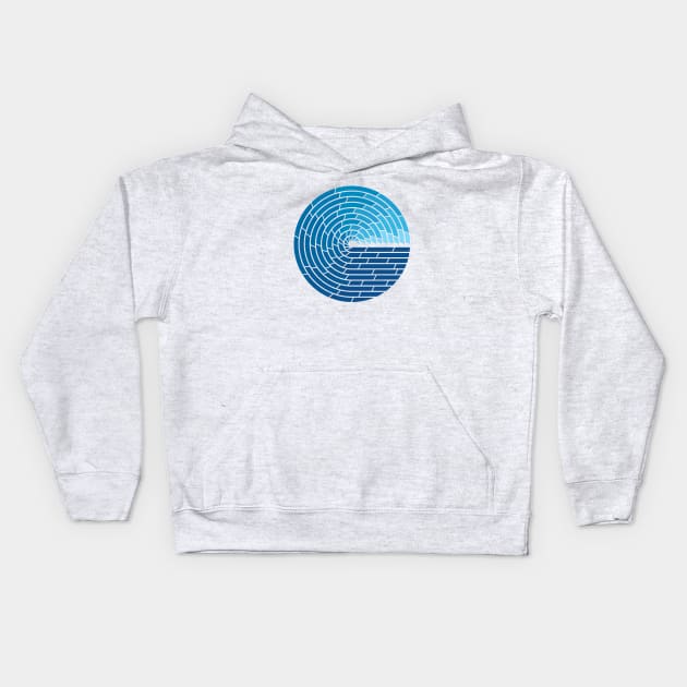 Almighty Ocean Kids Hoodie by Thepapercrane